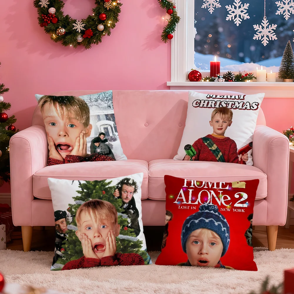 movie funny art h-Home a-alone festival Soft pillowcase for Home living room bed sofa bedside hogar Decor cushion cover
