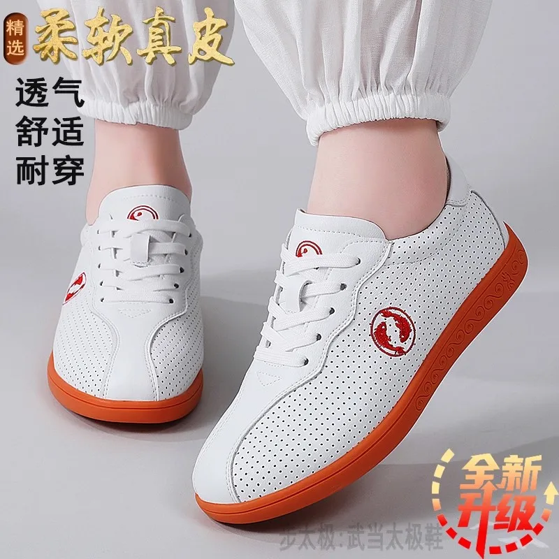2025 Professional Martial Arts Shoes Unisex Soft-Sole Tai Chi Shoes Martial Arts Training Shoes Gym Athletic Shoes