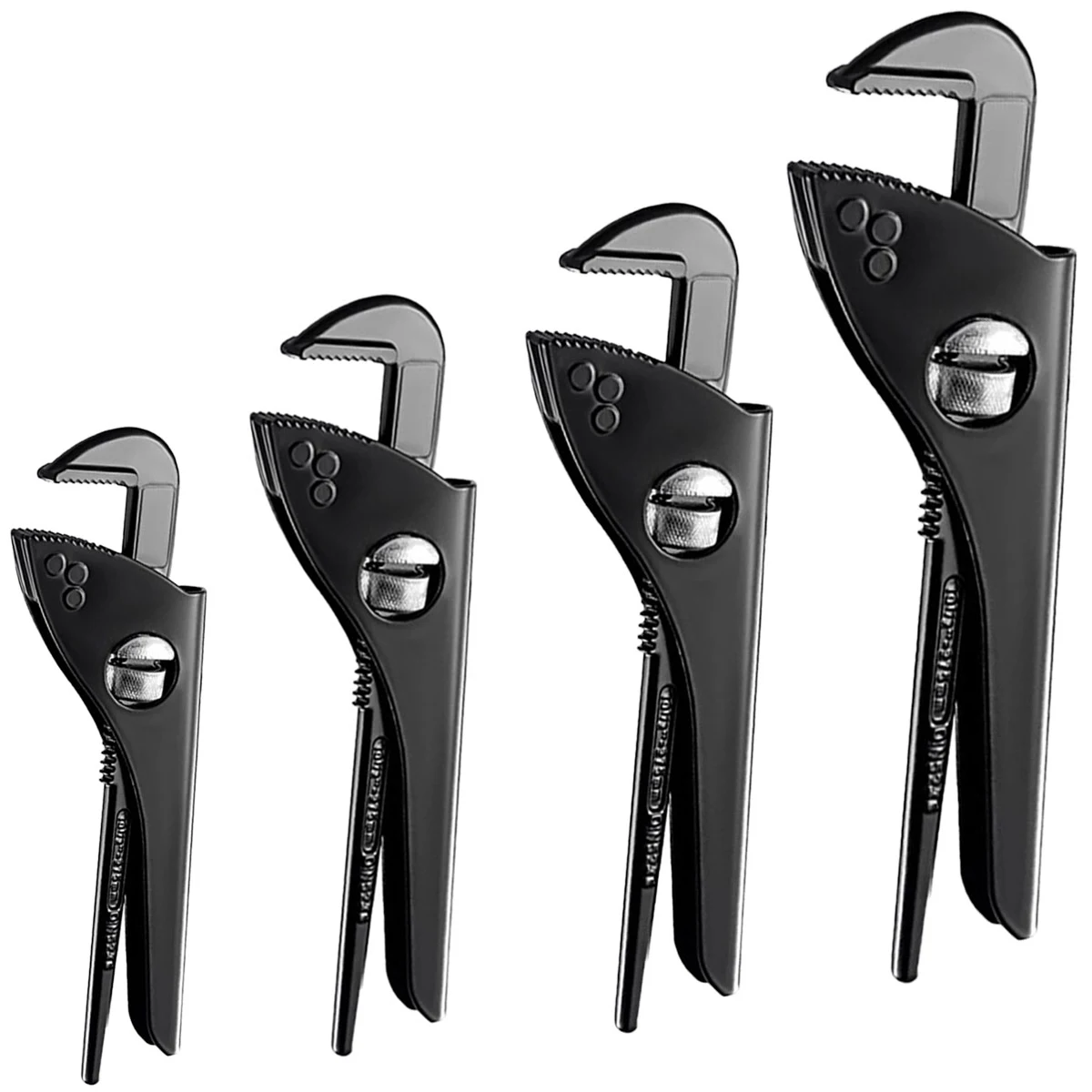 Adjustable Water Pump Wrench, Adjustable Pipe Wrench for Shaped Pipes,Various Sizes of Valve Fittings
