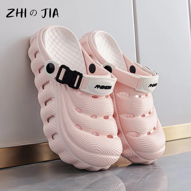 Couple Thick Soled Cave Shoes Summer Water Beach Quick Drying Shoes Casual Slippers Comfortable Breathable Sandals 36-45