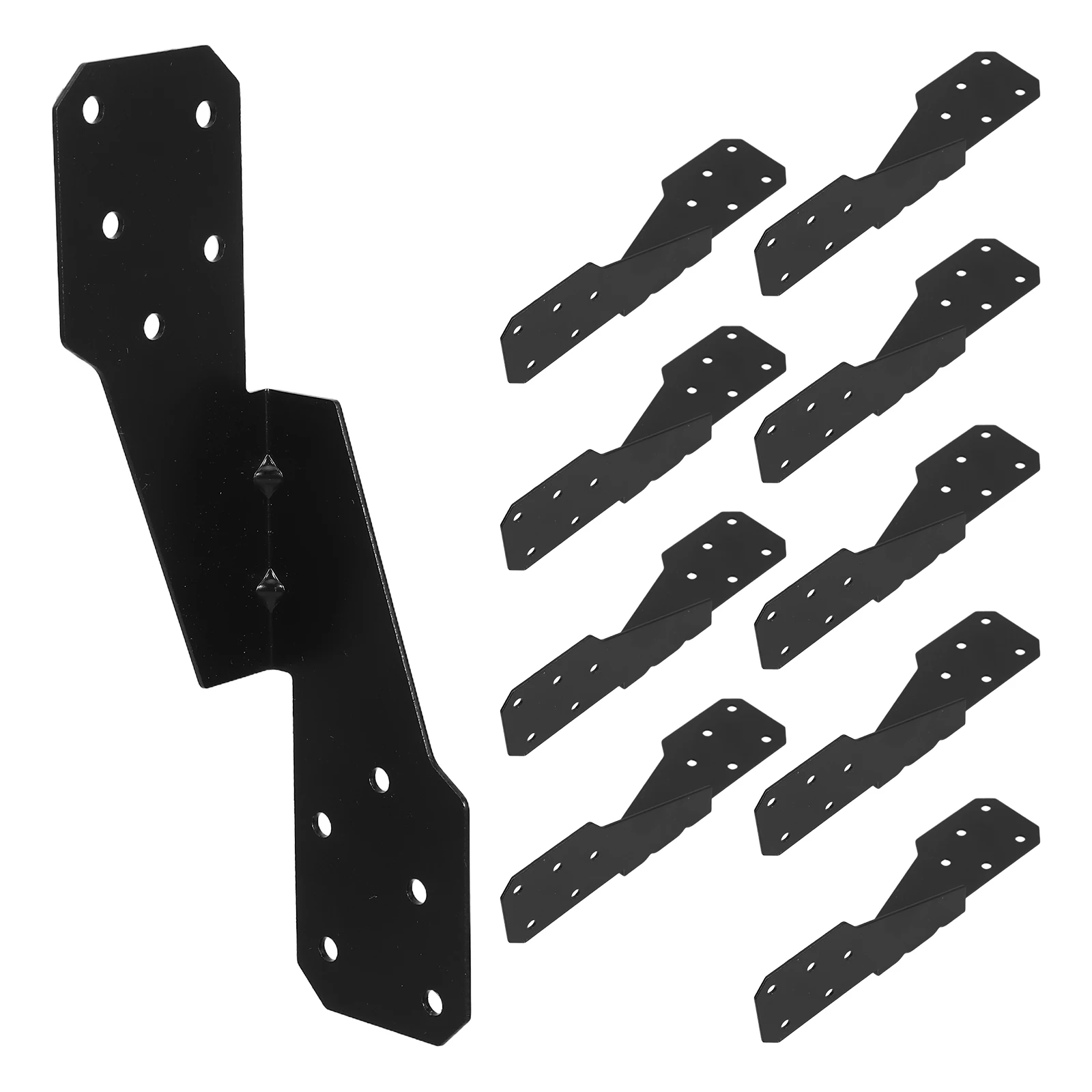 

10Pcs Furniture Connection Buckle Connector Deck Fittings Couch Clips For Sectionals Chair Connectors Black Clamp Clip For Sofa