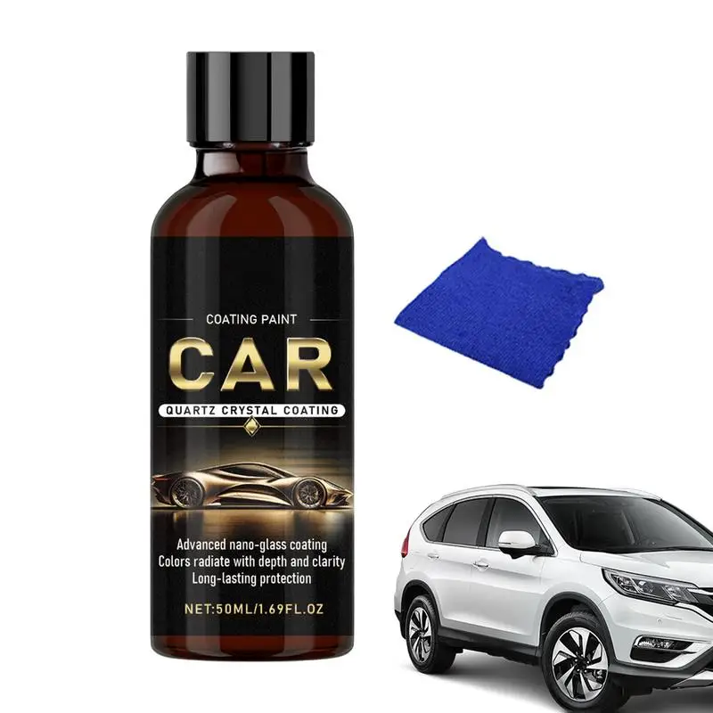 

High Protection Quick Ceramic Coating 50ml Auto Detailing Liquid Nano Spray Hydrophobic Scratch Repair Remover Paint Protection