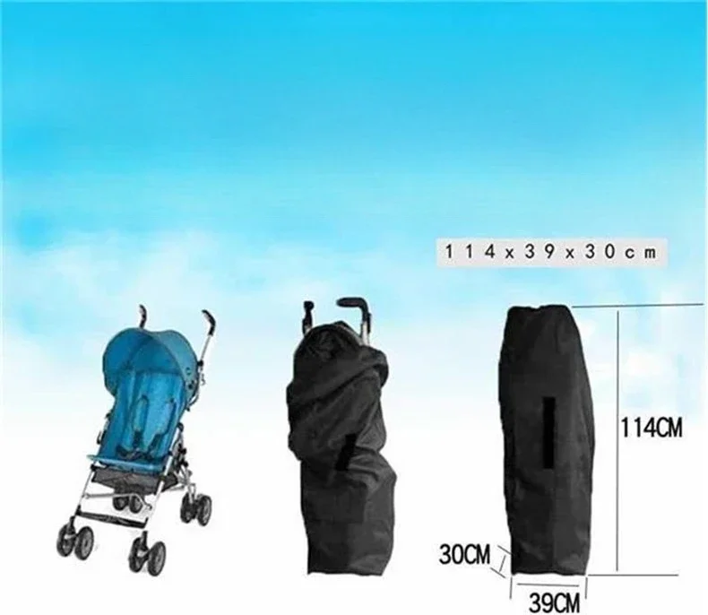 Baby Kinderwagen Lagerung Tasche Universal Staub-proof Tasche Kinderwagen Walker Kinderwagen Abdeckung Reise Shipper Kindergarten Karren Zubehör – Detail 4