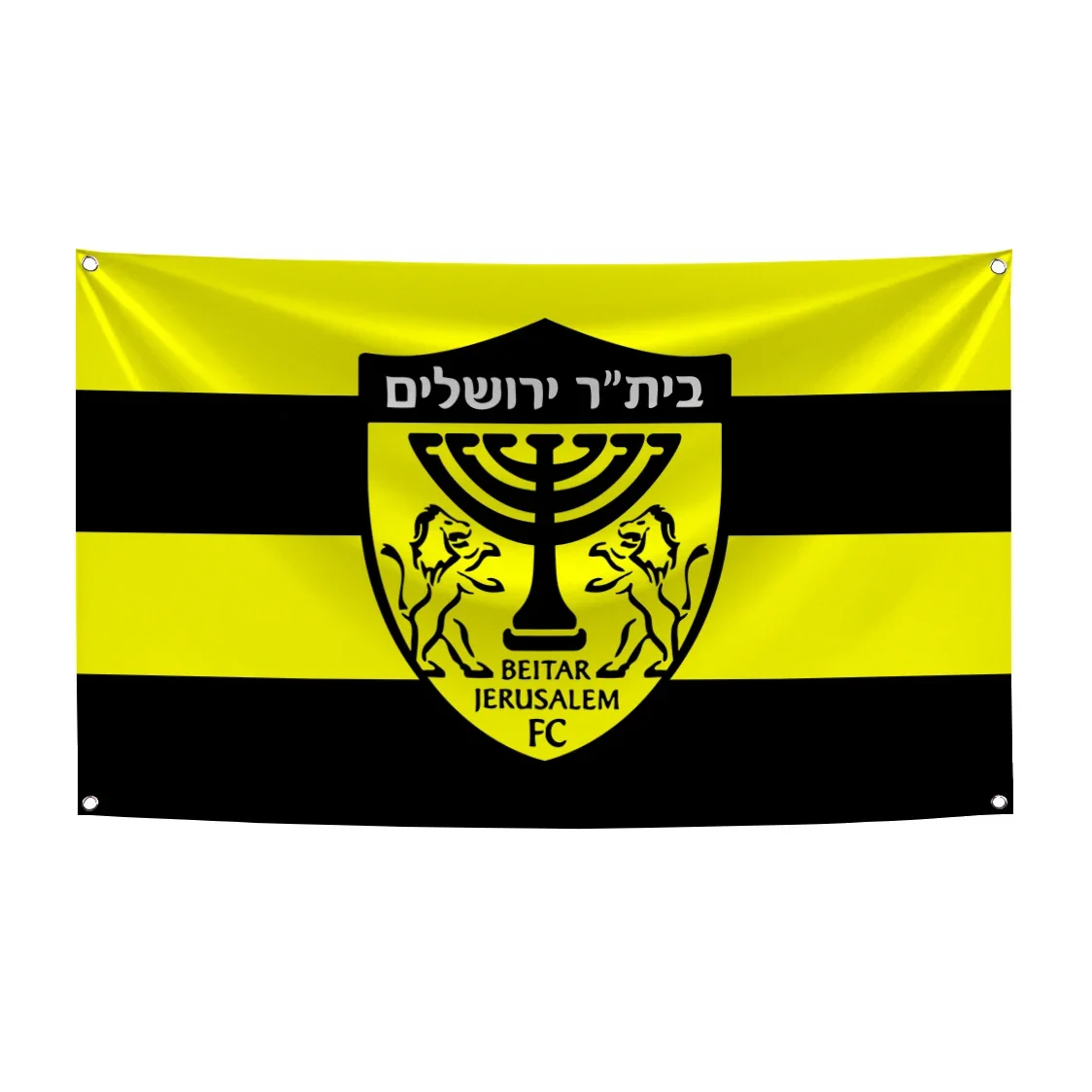 3x5 قدم نصف FC Beitar القدس نصف علم إسرائيل البوليستر الطباعة الرقمية راية جدار الفن ديكور المنزل في الهواء الطلق نسيج #5