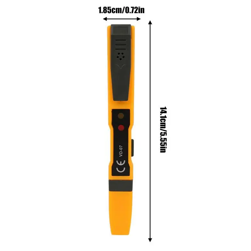 Voltage Detection Pen Induction AC/DC Voltmeter Electric Pen High Sensitivity AC DC Voltage Detector Electrical Tester Pen