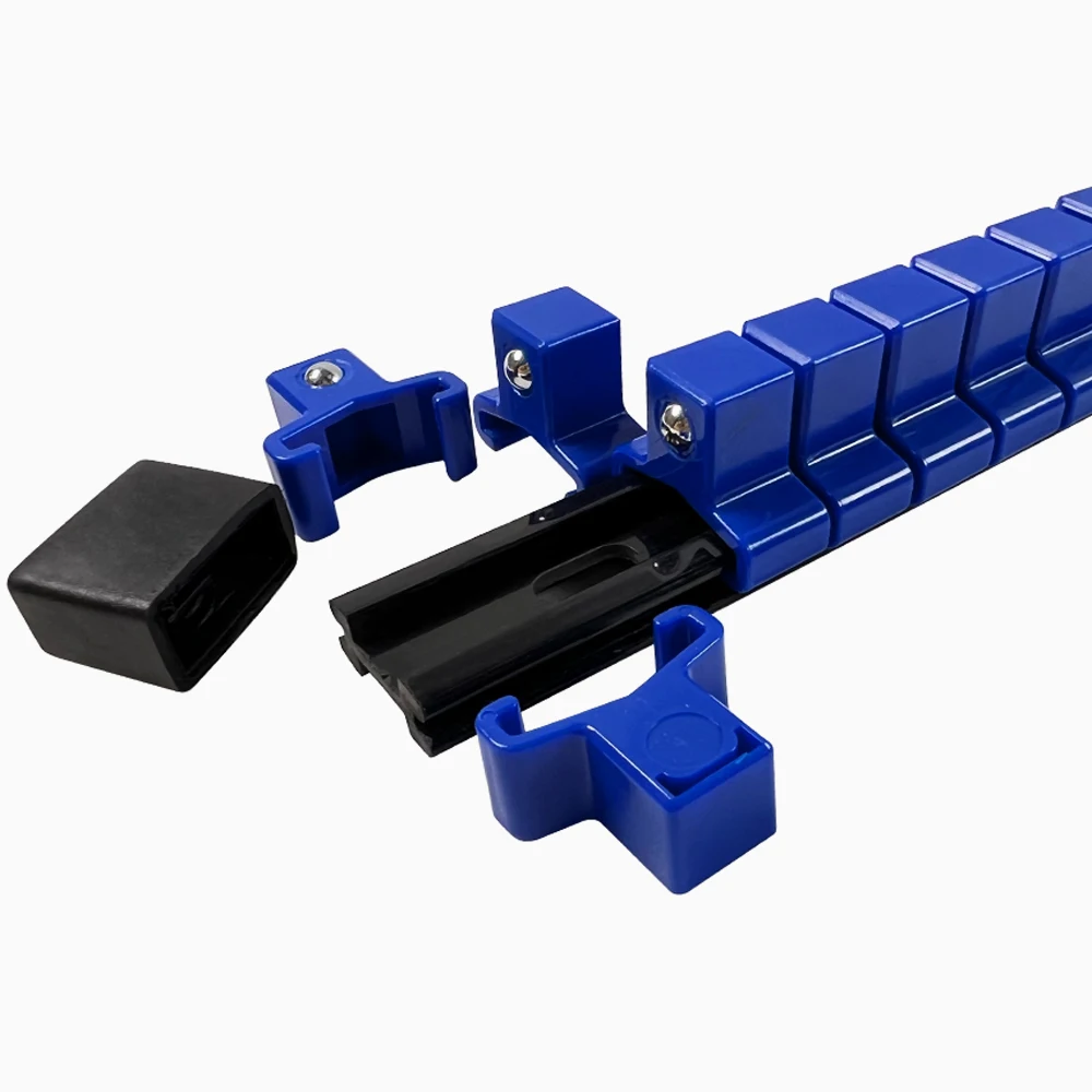 Steckschlüssel-Organizer 1/4 Zoll 3/8 Zoll 1/2 Zoll 360 ° Schwenkbarer ABS-Steckdosenorganizer mit Schraubbasis-Clip und Schienenhalterung für Werkzeuge – Detail 12
