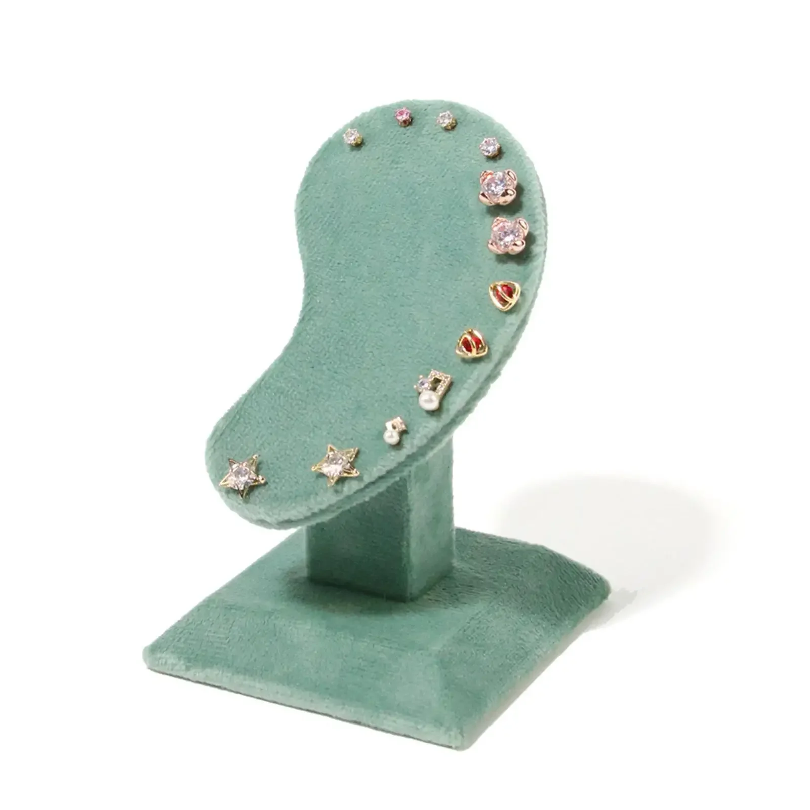 Earring Display Stand Fashion Ear-shaped Ear Clip Stud Jewelry Display Holder Earrings Pendants Jewelry Rack Ear Organizer