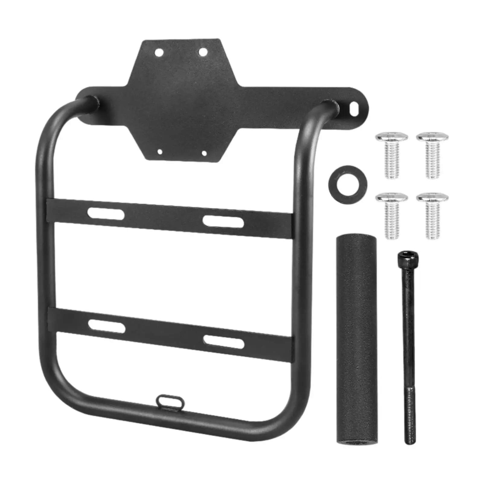 Motorcycle Side Bags Bracket Easy to Install Replace Convenient Saddle Bag Rack Motorbike Accessories Metal for Honda ct125