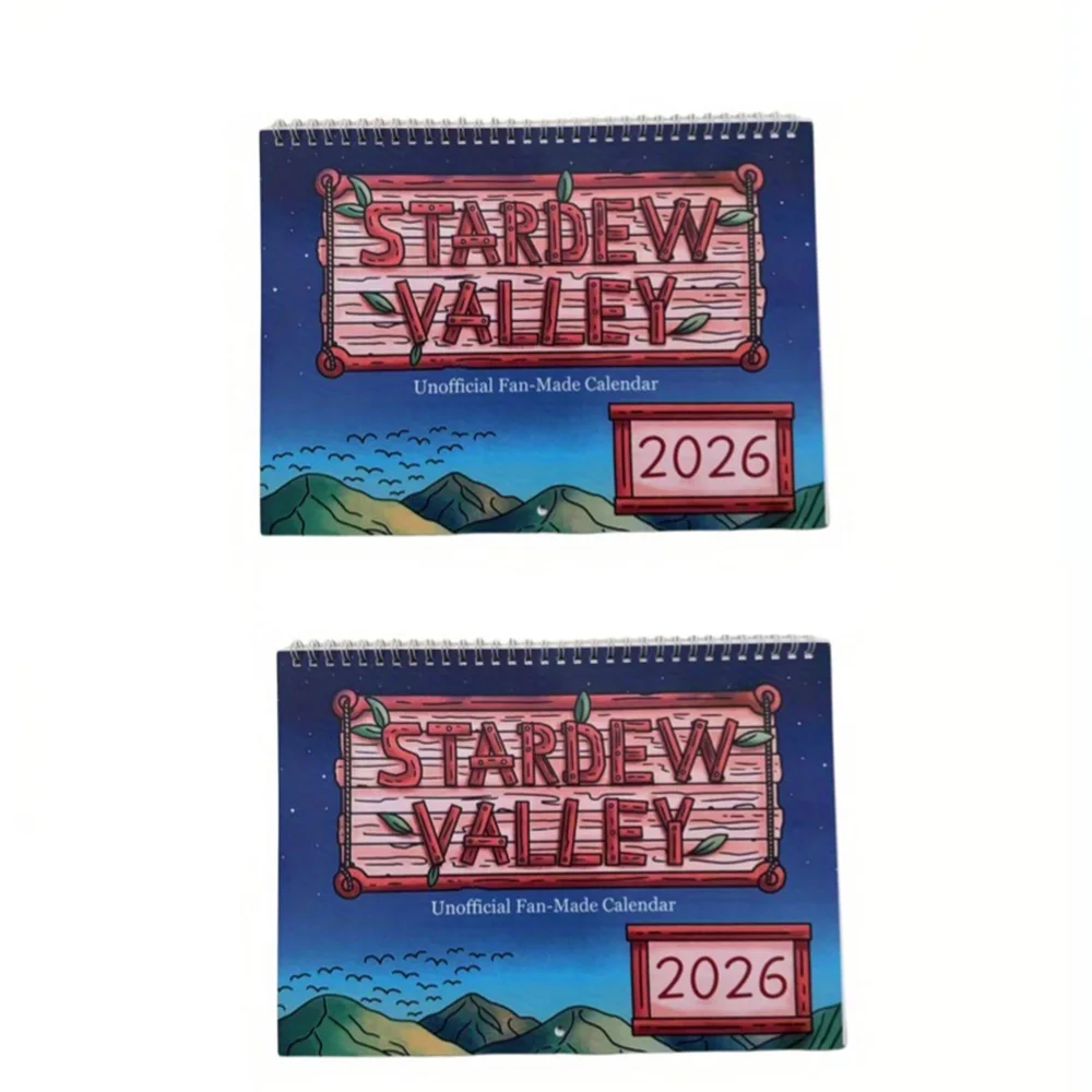 

2026 Wall Calendar Cute Planning Calendar Paper Cover Daily Weekly Monthly Schedule Calendar For Home School Office