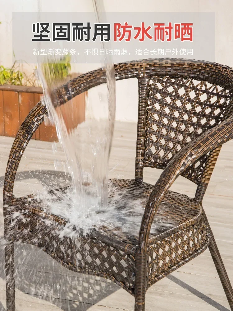 

Three-Piece Leisure Outdoor Balcony Table-Chair Set