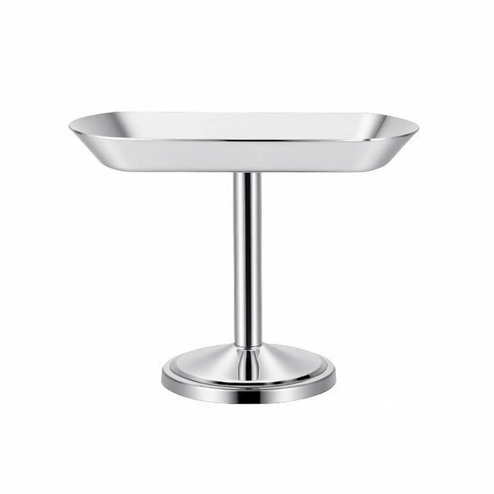 Stainless Steel Dessert Pedestal | Cake Stand, Mirrormirror-finish Finish, for Afternoon Tea
