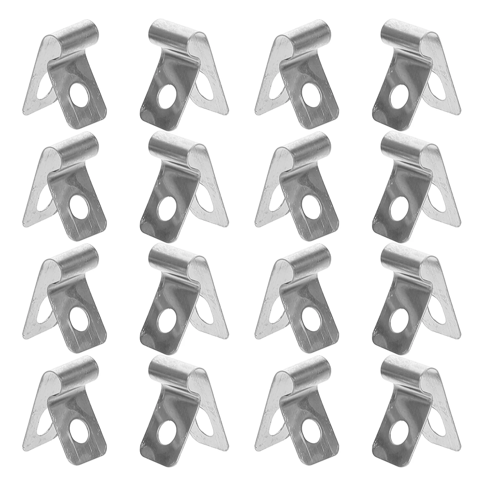 100Pcs Stainless Steel Metal Fence Clips Heavy Duty Wire Clamps Securing Fencing Wire to Wood Metal Livestock Enclosures