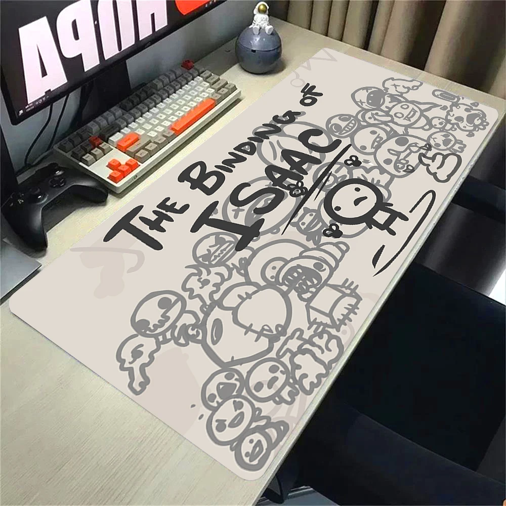 Die Bindung von Isaac Mousepad Gamer Gaming Tastatur Pad Computer Zubehör Deskmat Mauspads Gummimatte PC Schrank Mousepad