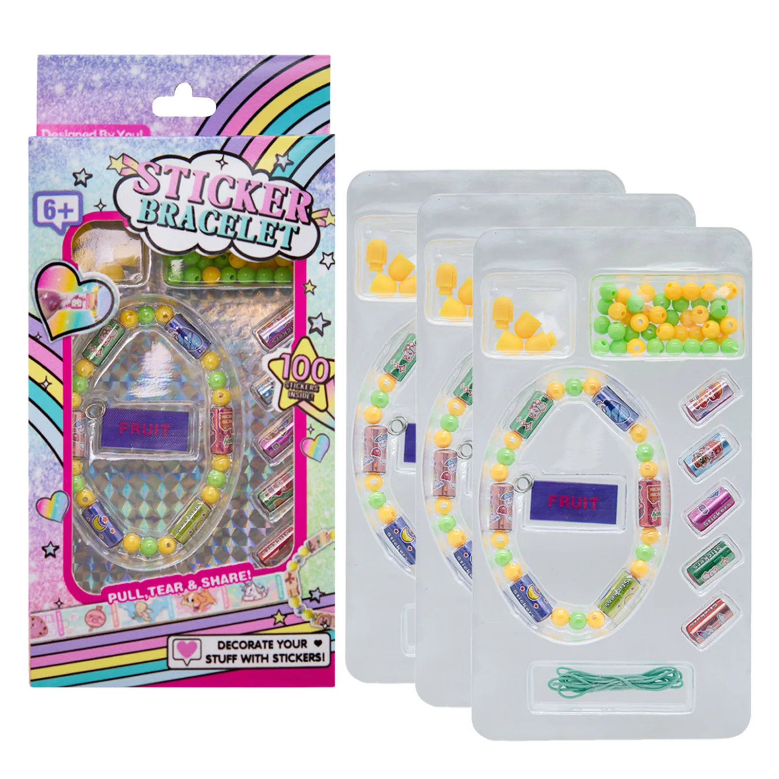 Kit de fabricação de pulseiras para crianças de 2 a 4 anos, joias de amizade, artesanato com contas de letras grandes, cesta de presentes de páscoa pré-escolares