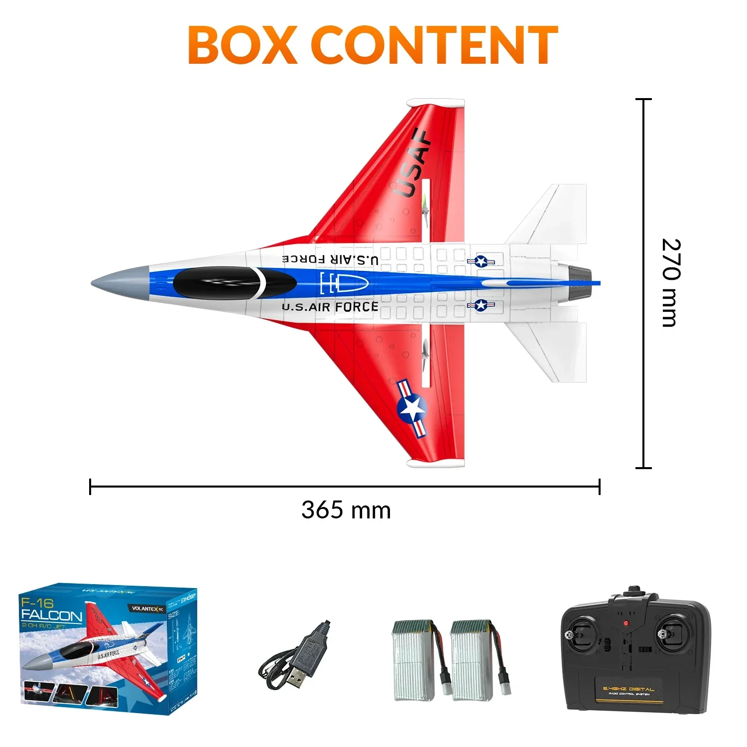 Falcon F16 RC Fighter Plane com luzes frias, asa fixa, brinquedos de espuma, presentes para meninos, 2.4G, 2CH