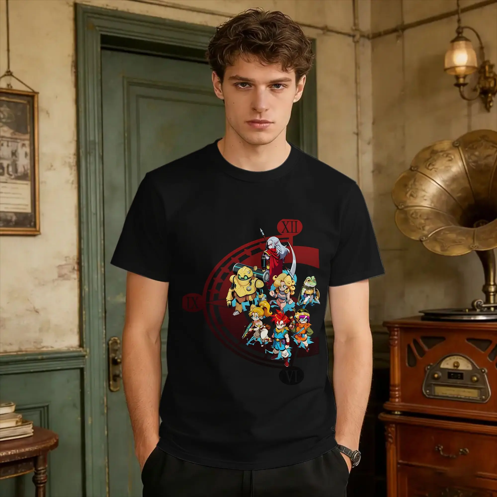 Chrono Trigger Tribute  T-Shirt Men  Streetwear T-Shirts Summer O Neck Harajuku Tee Shirt Cheap Oversize Tops