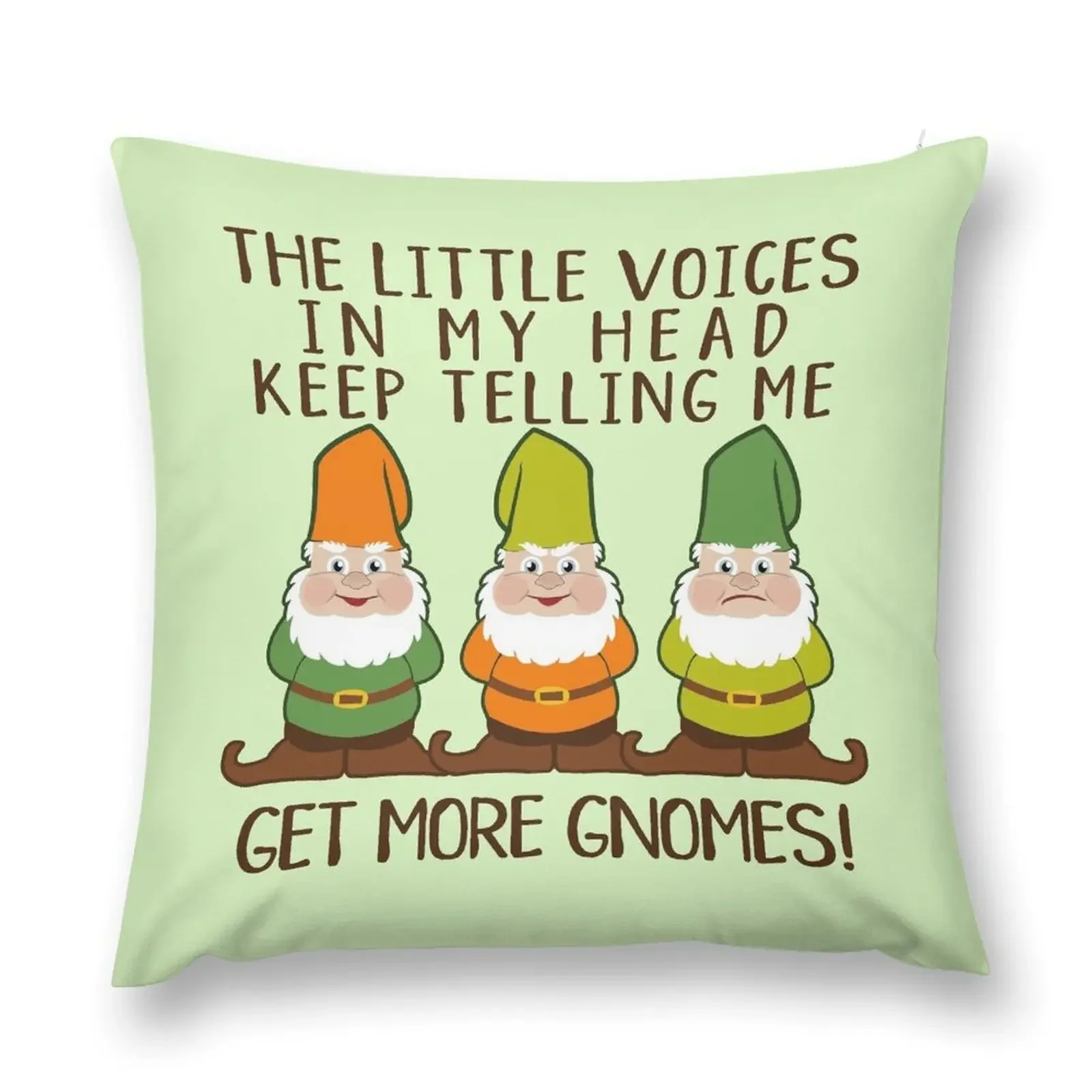 

The Littles Voices Get More Gnomes Throw Pillow Sofa Pillow Cover sleeping pillows pillow