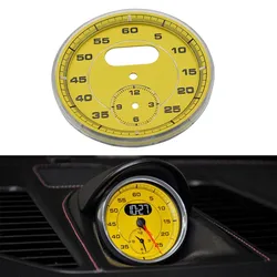 Yellow Dial Clock Gauge Chrono ForPorsche 911 Panamera Cayman For For Boxster Accessories