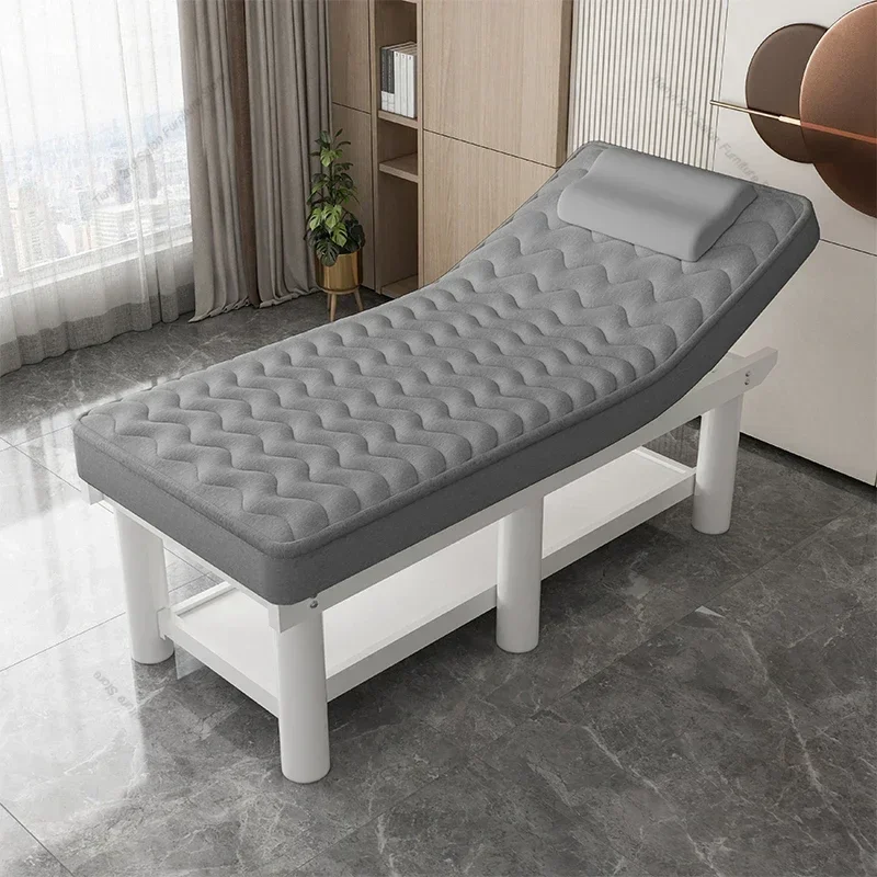 Japanese Style Beauty Salon Massage Tables Ear Picking and Moxibustion Foot Bath Massage Table Modern Furniture Massagebett HBMT