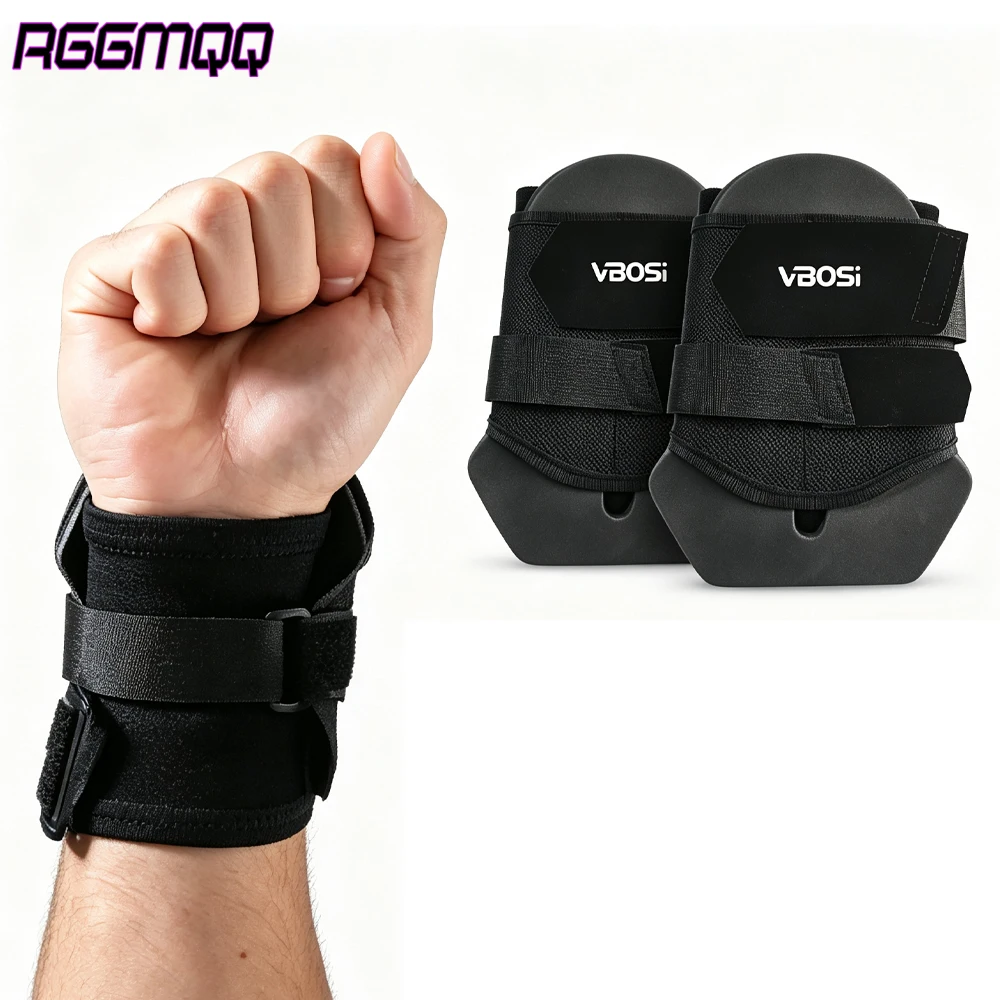RGGMQQ 1/2PCS Wrist Protection Wrap - Adjustable Stabilizing Brace for Outdoor Sports, Hiking, Cycling, Climbing, Joint Support