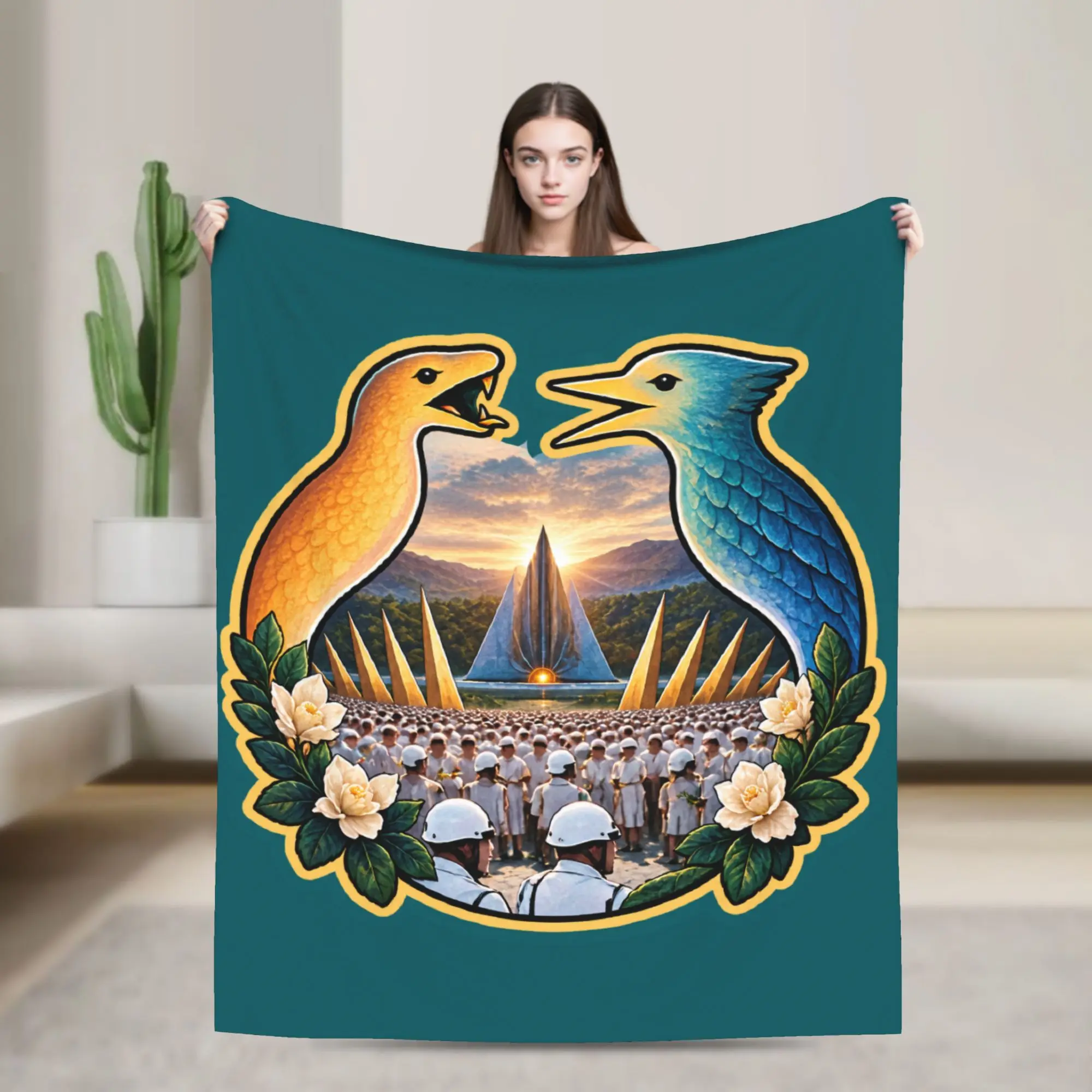 Haymitch Abernathy Sunrise on the Reaping Blanket Quality Soft  Throw Blanket Winter Kids Bedroom Street Trend Bedspread