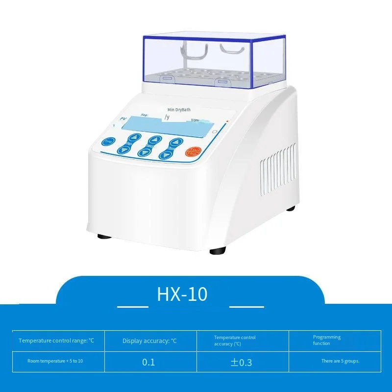 Mini Dry Bath Digital Nature Cooling 100℃ Lab Mini Block Thermostatic Incubators Thermostatic Device Thermostatic Dry Bath