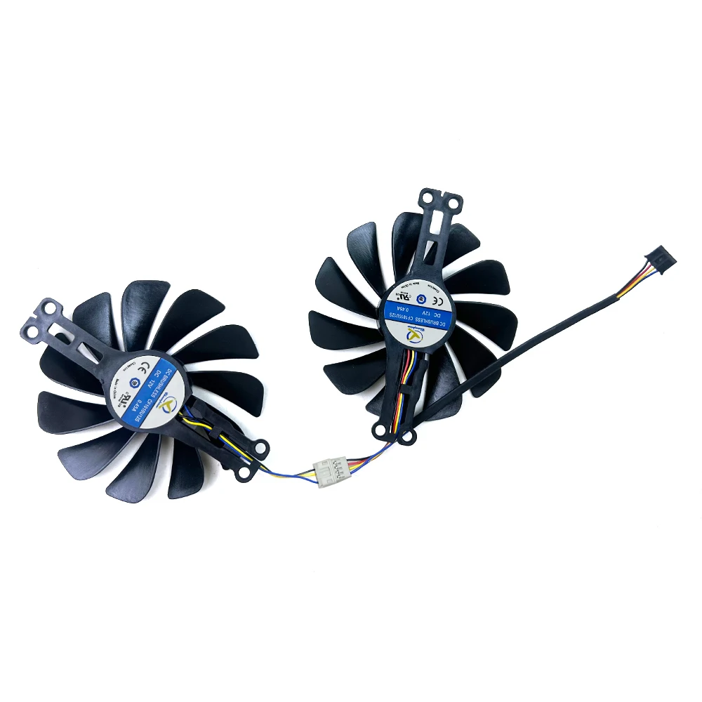Вентилятор охлаждения CF1010U12S FDC10U12S9-C SWFT 210 RX6600 6600XT Вентилятор видеокарты для XFX Radeon RX 6600 XT Вентилятор игровой видеокарты