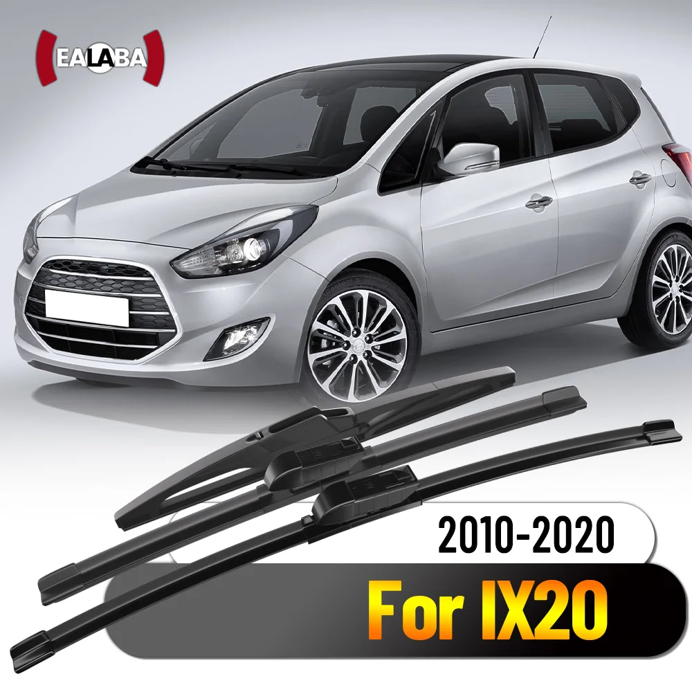 For Hyundai IX20 2010-2020 1set Front & Rear Wiper Blades 2011 2012 2014 2016 2017 2018 2019 Windshield Accessories 26