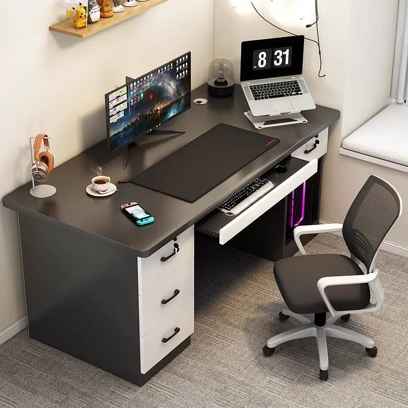 High Grade  Computer Desk with Drawers for Home Learning Writing and Office Furniture. Large Desktop Computer Desk