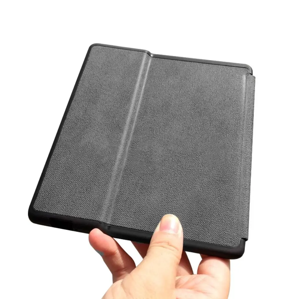 

Смарт-чехол 9/10-го поколения из искусственной кожи, 7-дюймовый чехол-книга для чтения электронных книг, мягкий противоударный защитный чехол для Kindle Oasis 2/3