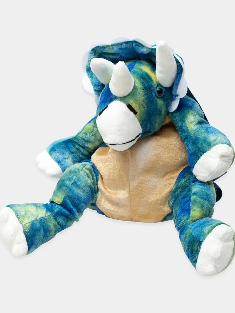 

Модный стиль, оригинальные индивидуальные забавные мультяшные динозавры, дизайн с градиентом, лоскутные рюкзаки, космическая хлопковая кукла, женская сумка