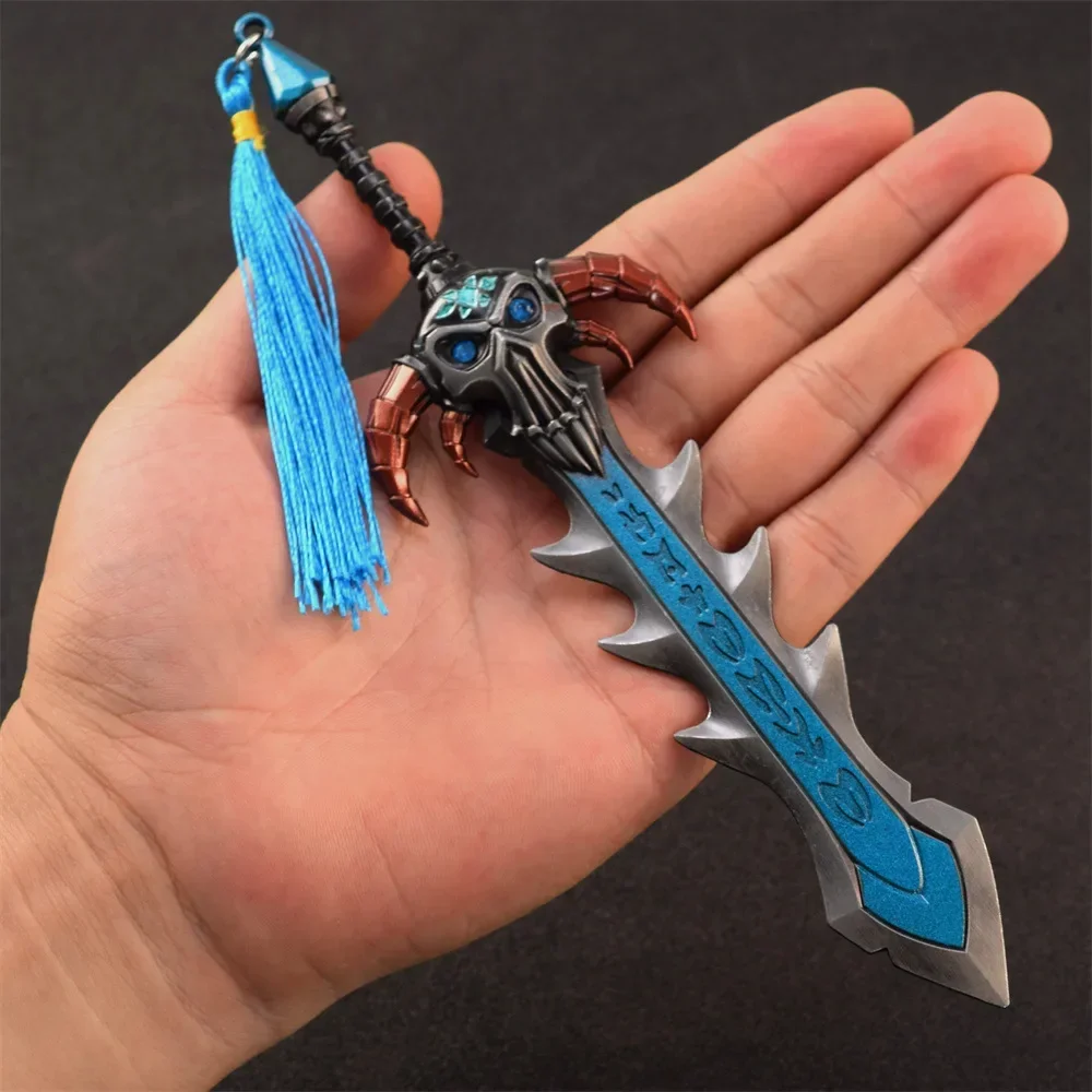 7.87inch World of Warcraft Weapon Naxxramas Undead Killer Sword Metal Craft Model Collectible Wow Katana Toys Ornaments Boys