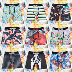 Sexy Men Underwear Boxers Printed Man Boxershorts Summer Breathable Men's Panties Lingerie Plus Size Men Boxer Briefs Underpants