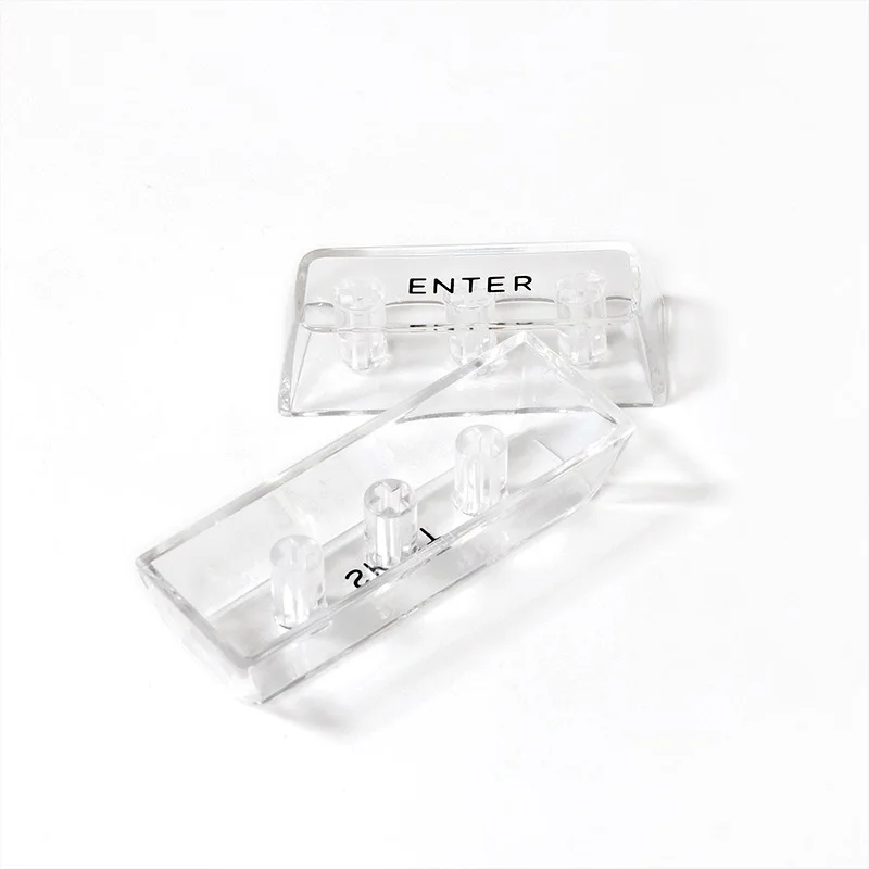 Fully Crystal Keycaps Diy Customized Mechanical Keyboard Universal Keycaps 132 Keys Complete Set Of Transparent Keycaps