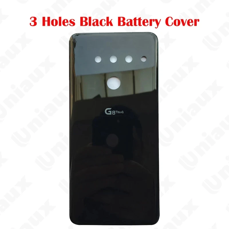 Back Glass For LG G8 ThinQ G820N G820QM G820V G820UM Back Battery Cover Door Rear Housing Case With Adhesive With Logo