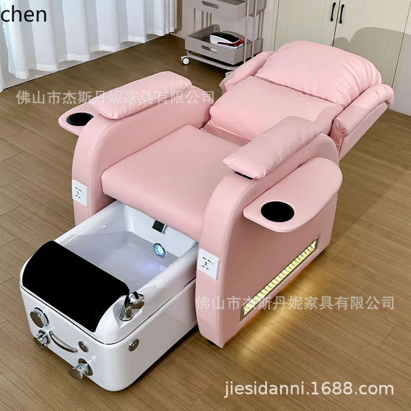 CZ Electric Foot Bath Manicure Chair Foot Spa Surfing with Cup Holder Club Spa Chair Foot Spa Manicure Chair