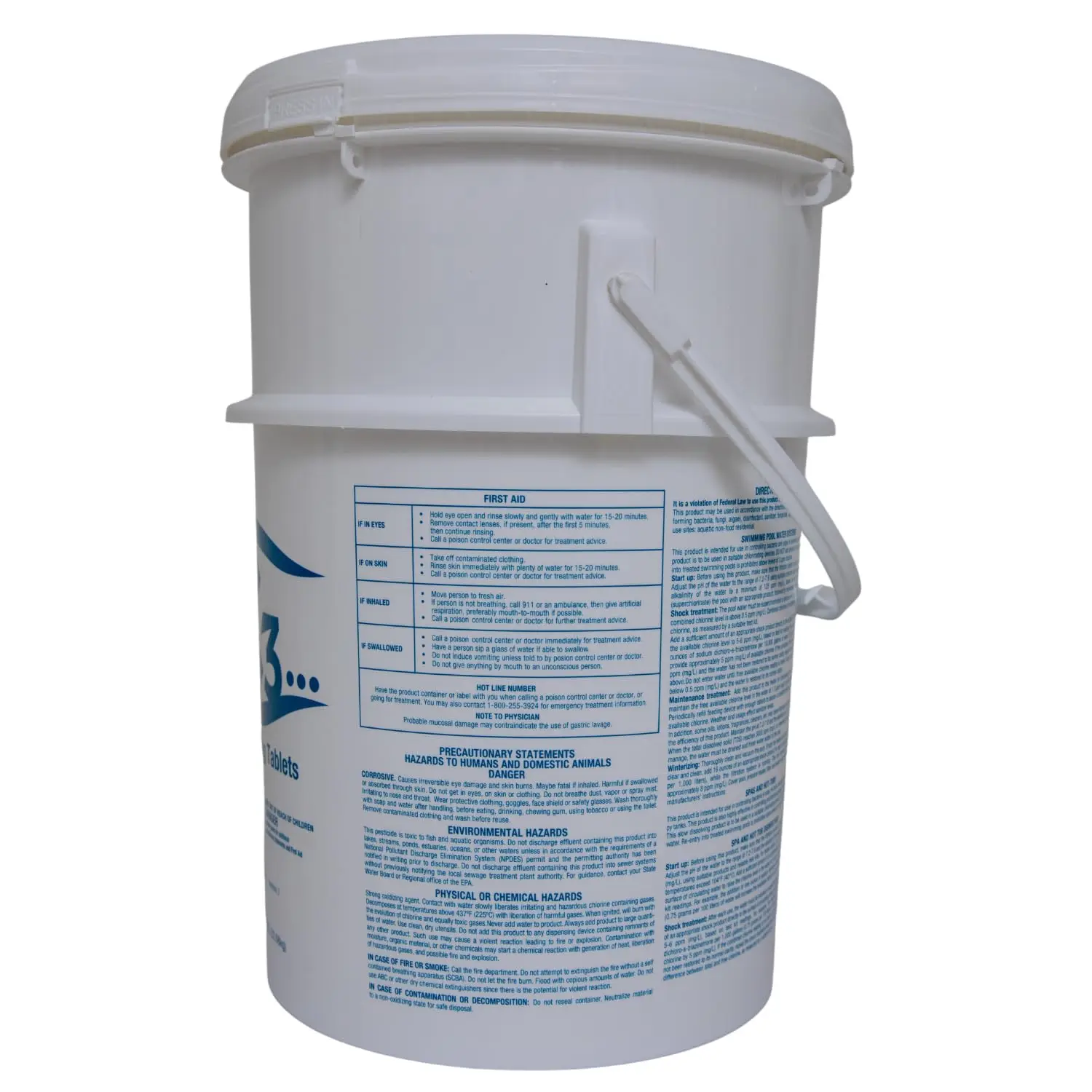 C3-40lb Chlorine Tablets, 3 Inch | Swimming Pool & Spa Chlorine Tablets | Long-Lasting, Slow Dissolving, Individually