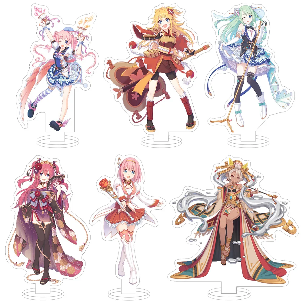 

princess connect! re:dive Official character Anne Rou Grea Shiori Uzuki Rin Eriko Saren Acrylic stand desk ornament holiday gift