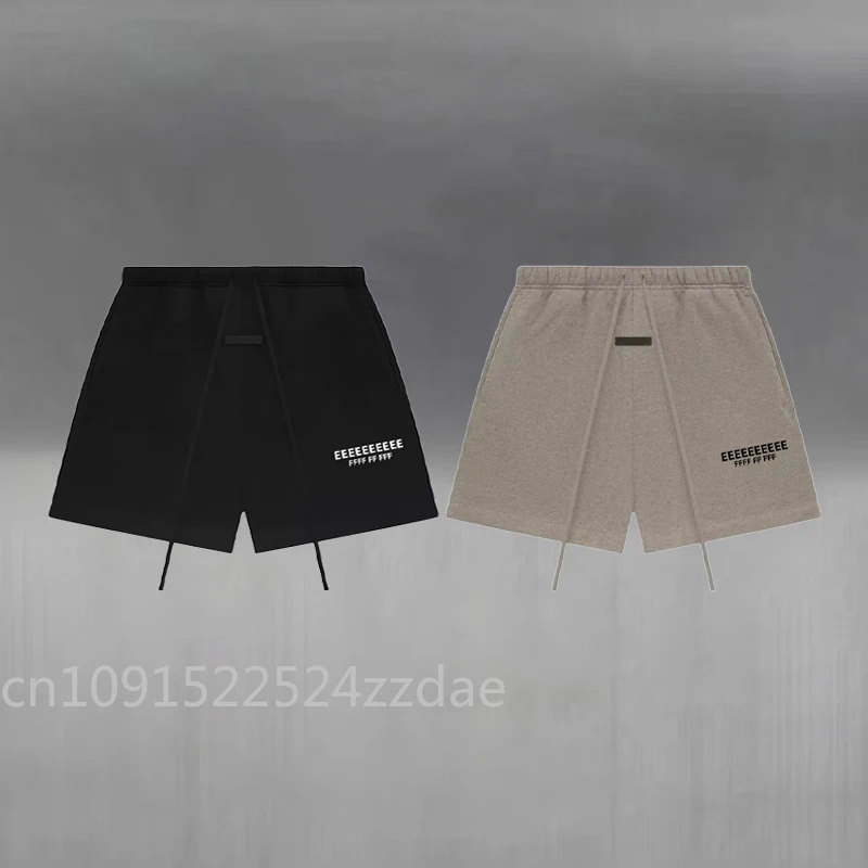 

25AS Always ON Повседневные шорты Резиновые шорты с буквенным логотипом Дизайнерские брендовые хлопковые шорты большого размера