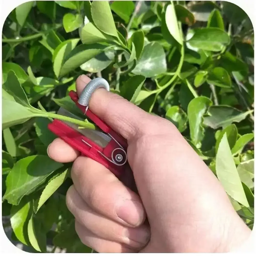 1 pz multifunzione coltello da pollice potatore da giardino dispositivo di raccolta della frutta sicuro strumento lama di frutta taglio anelli