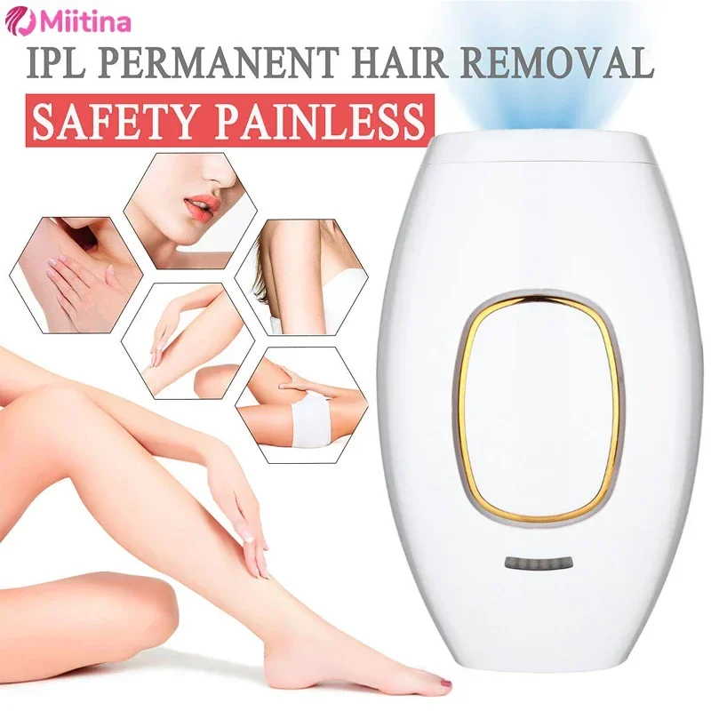 Professional IPL Hair Removal Laser Epilator 500000 Flashes Painless Pulsed Light Epilator Whole Body Treament Home Hair Removal