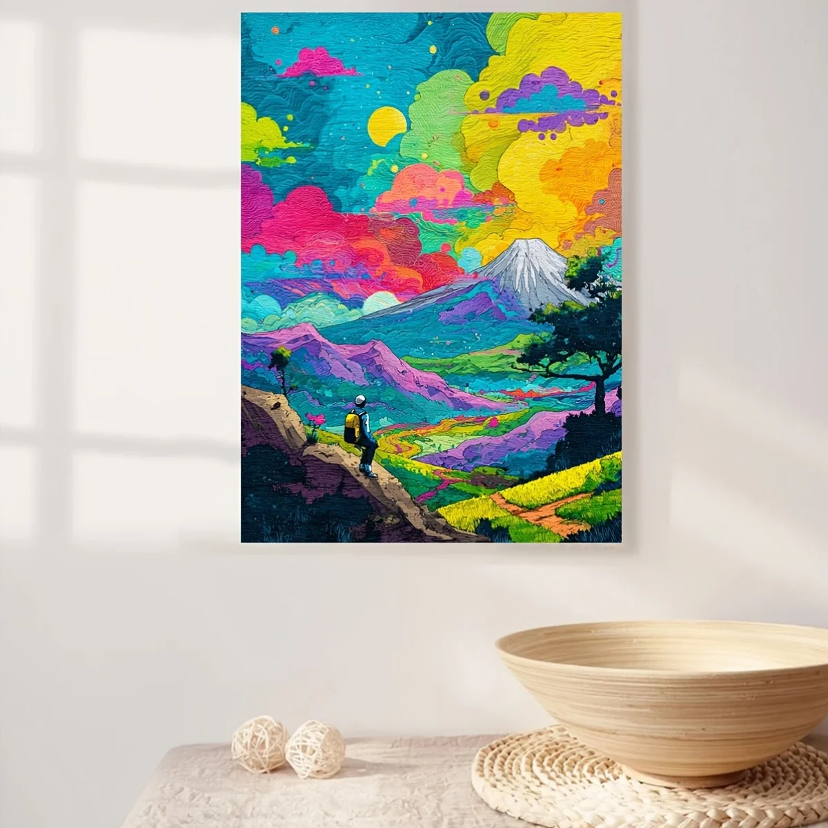 

1000 PCS Puzzles for Adults Colorful Mountain Scenery, Jigsaw Puzzles Educational Games Colorful Puzzles Gifts Home Decor