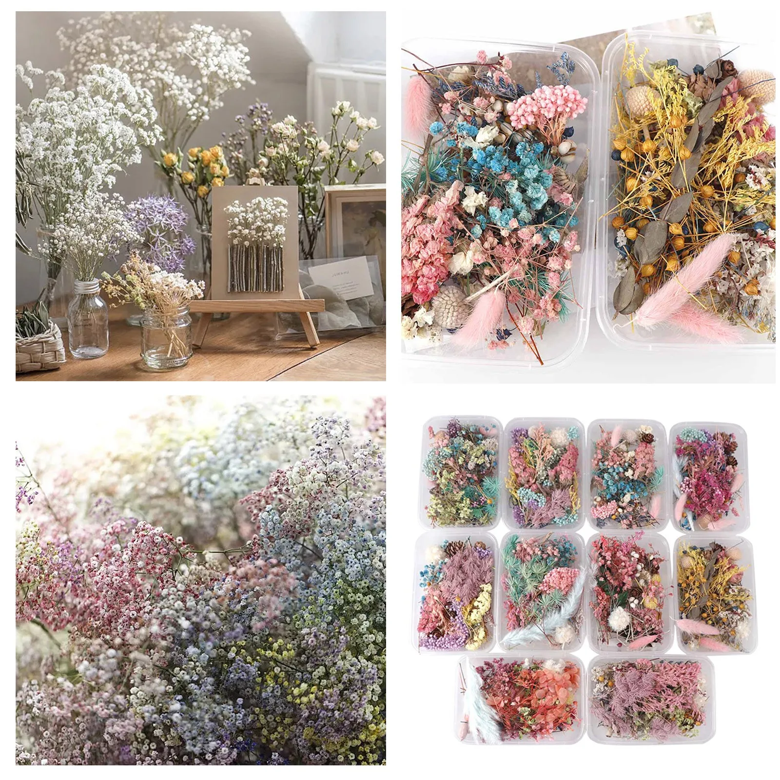 

1pc Aromatherapy Candles, Floating Flowers, Dried Flower Materials, Fragmented Flower Materials, Flower Heads Diy Materials