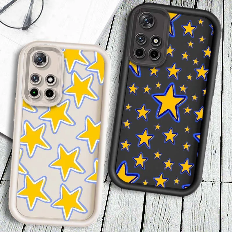 Cute Star Fashion Design For Xiaomi Poco M7 M6 M5 M4 M3 X7 F6 F5 F4 Pro Plus  GT 5G Eye Ladder Phone Case Cover