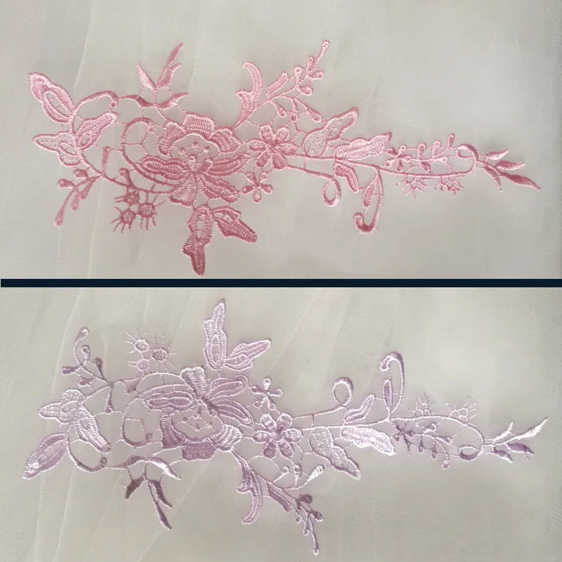 Water Soluble Lace Collar, Neckline Applique Trims, Sewing Craft, New Arrival, Fashion, RS2110, 20 Pcs/10Pair