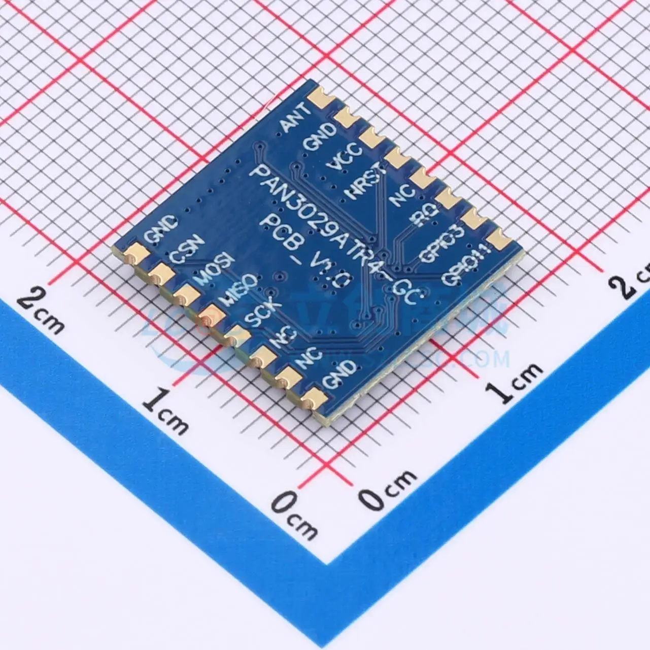 5pcs PAN3029ATR4-GC SMD 17x16mm transceiver 433MHz 20dBm RF Wireless Communication Module for Smart Home System