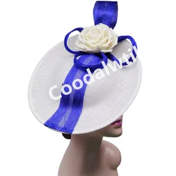 Fascinator Hat For Wedding Guest Church Party Headpiece Fascinators Headband Women Elegant Kentucky Derby Flower Chapeau Cap