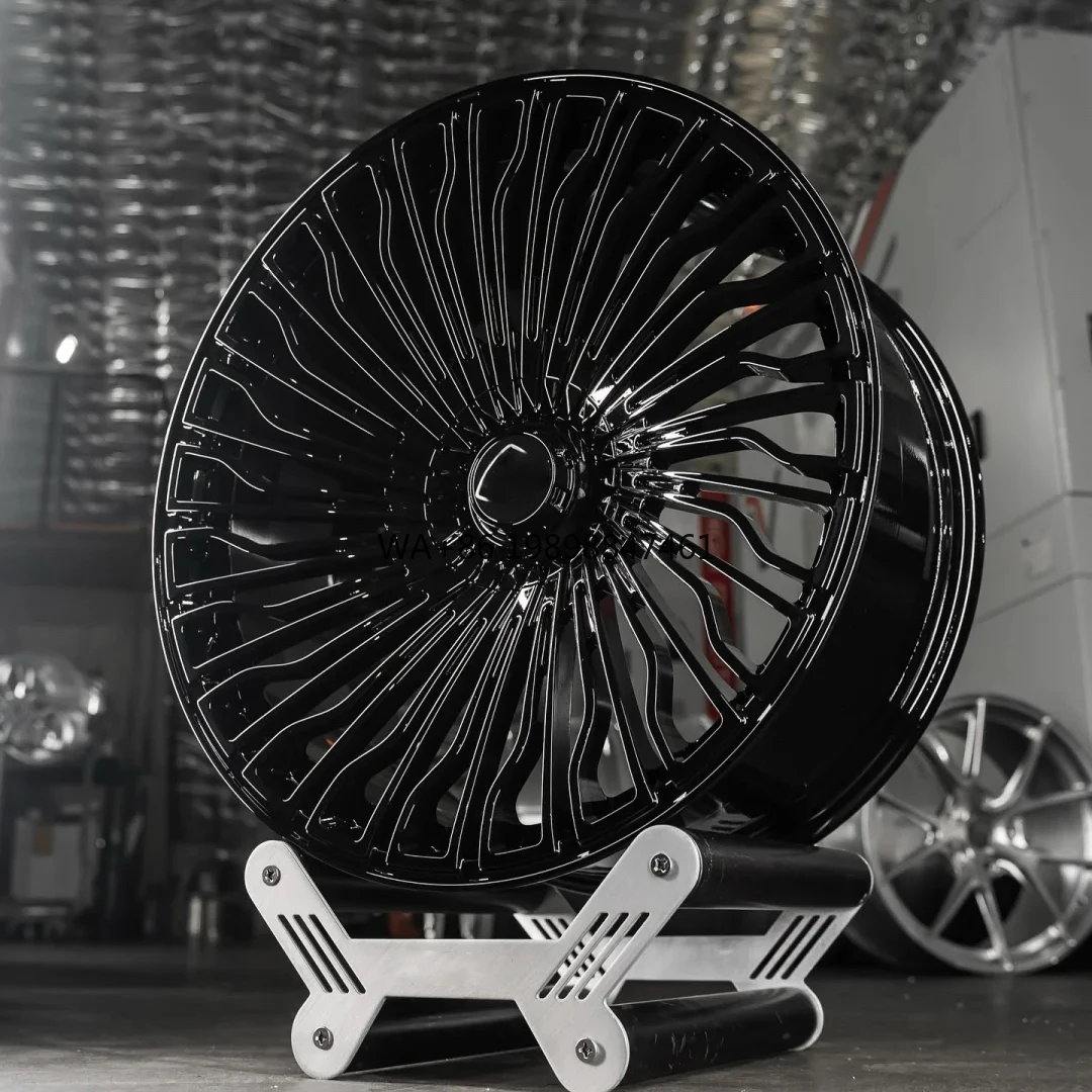 

High End 18 19 20 21 22 23 24 25 26 Inch 5X114.3 Black Multi Spoke Custom Forged Wheels for Mercedes BMW Audi SUV Maybach