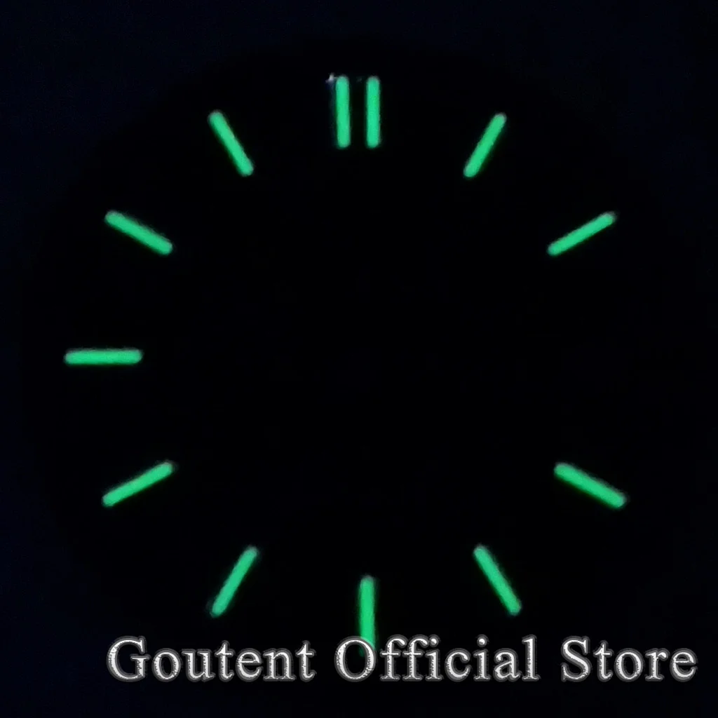 Goutent 31mm Black/Silver/Gray/Blue Watch Dial Green Luminous Fit NH35 ETA2836/2824 PT5000 DG2813/3804 Miyota 8215 821A Movement