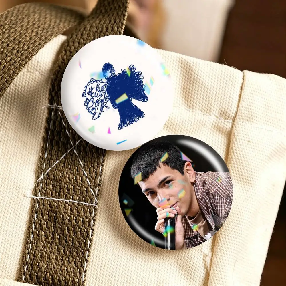 Rapper M-Milo J 111  25mm 32mm 44mm 58mm 75mm Brooches Badges Pins for Accessories Gift
